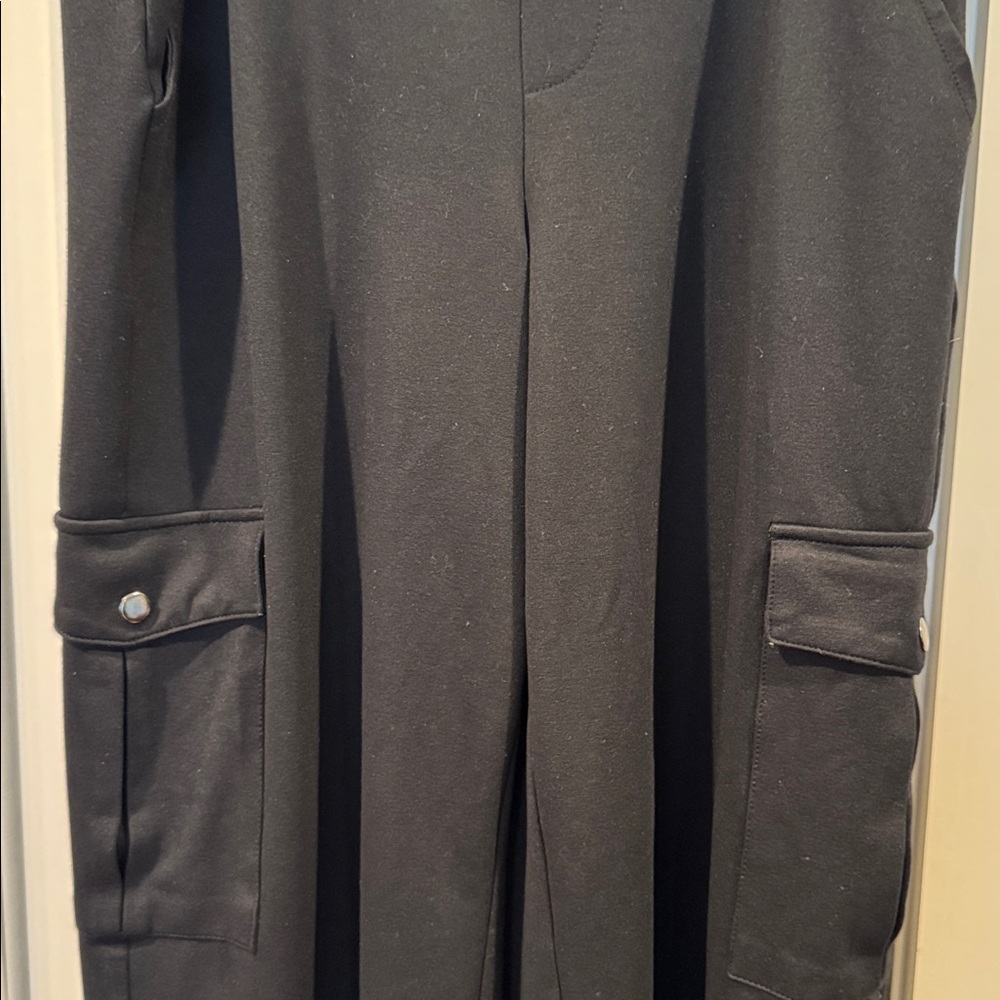 Black Dictionary Cargo Pants View 2